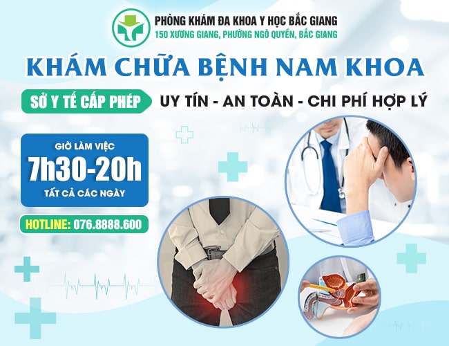 Phòng khám Đa khoa Y học Bắc Giang là địa chỉ khám chữa bệnh nam khoa uy tín ở Bắc Giang