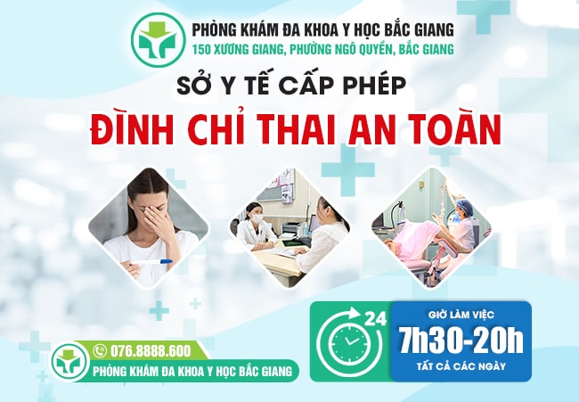 Phòng khám Đa khoa Y học Bắc Giang là địa chỉ đình chỉ thai an toàn tại Bắc Giang