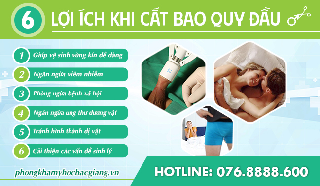 Cắt bao quy đầu mang lại cho nam giới nhiều lợi ích về sức khoẻ sinh lý nam