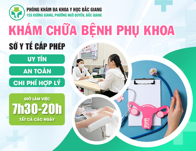 Phòng khám phụ khoa uy tín tại Bắc Giang