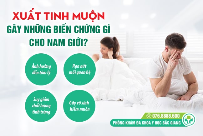 Hậu quả của xuất tinh muộn ở nam giới