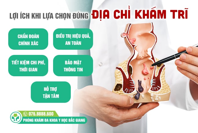Lựa chọn đúng địa chỉ khám trĩ uy tín mang lại nhiều lợi ích